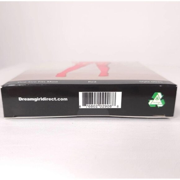 Dreamgirl Semi-Sheer Halter Garter Dress Lace Trim Stockings One Size - Picture 8 of 8